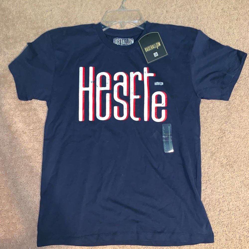 Baseballism Large Tee “Heart/Hustle”
